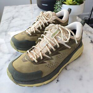 HOKA Kaha Low GTX Trail Shoes Mens 8.5 Olive Green Vibram Gore-Tex EU 42 Like Ne